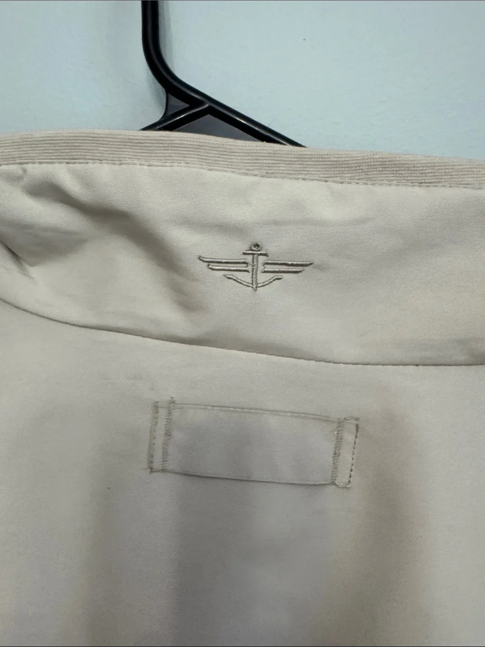 Dockers Men's Light Beige Zip Jacket